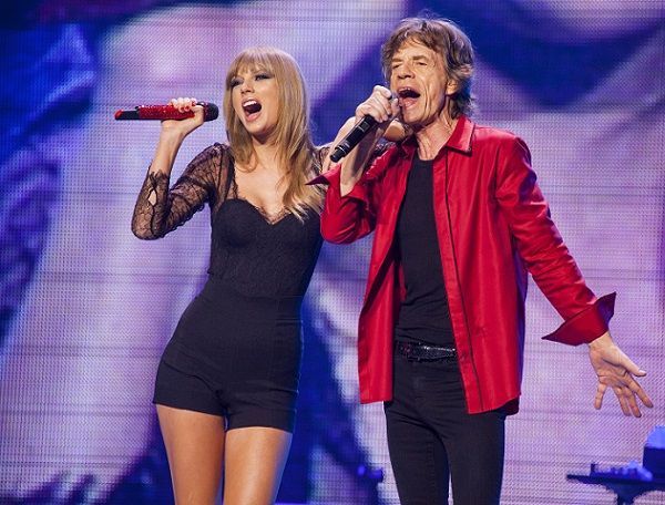 Taylor Swift y Mick Jagger juntos en Concierto