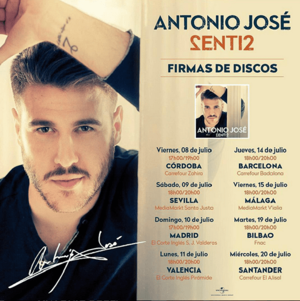 Antonio José Presenta Nuevo Disco, SENTI2